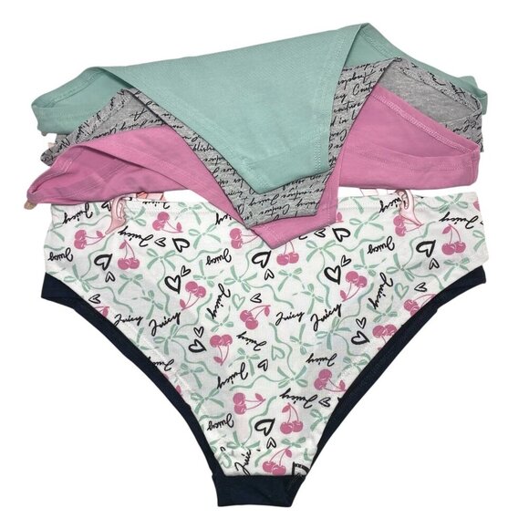 Juicy Couture Bikini Underwear Cotton Panty 5pc Set NWT Size XL - Picture 6 of 7